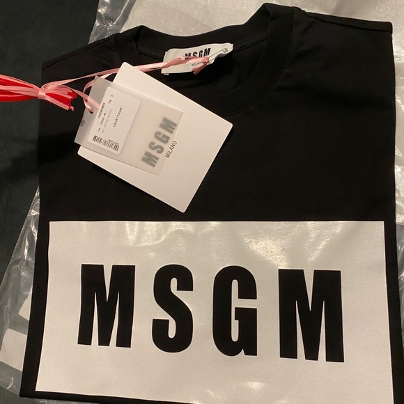 MSGM Tops - Authentic MSGM Tshirt, made in Italy